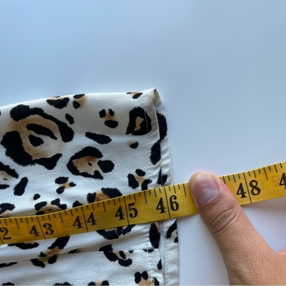 Anthropologie Corey Lynn Calter Leopard Print Arabella S Midi Dress Belted NWOT - Picture 11 of 12